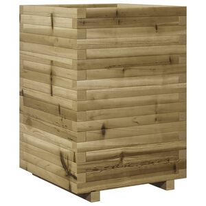 vidaXL Z&aacute;hradn&yacute; kvetin&aacute;č 50x50x72 cm impregnovan&aacute; borovica