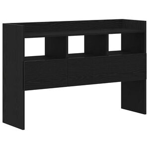 vidaXL Serv&iacute;rovacia skriňa so z&aacute;suvkou Čierny dub 105 x 30 x 70 cm