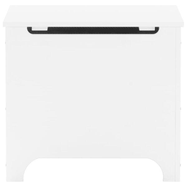 vidaXL &Uacute;ložn&yacute; box s vekom RANA biely 60x49x54 cm borovicov&yacute; mas&iacute;v