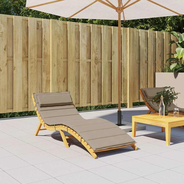 vidaXL Podložka na ležadlo sivohned&aacute; 180x60x4 cm oxfordsk&aacute; l&aacute;tka