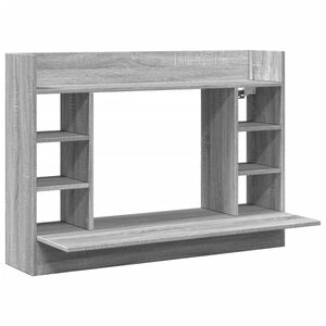 vidaXL N&aacute;stenn&yacute; stol&iacute;k siv&yacute; sonoma 105x48x75 cm kompozitn&eacute; drevo