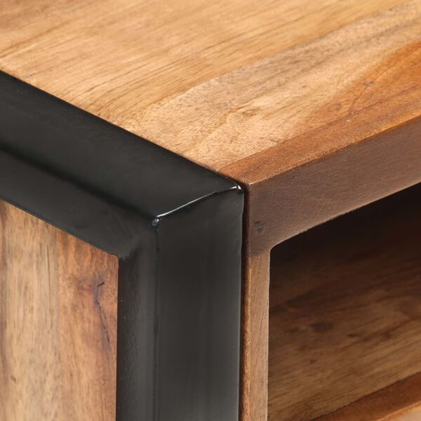 vidaXL Nočný stolík 40x35x55 cm, akáciový masív