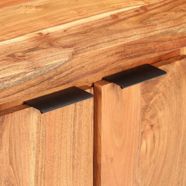 vidaXL Komoda s 3 z&aacute;suvkami a 4 dvierkami ak&aacute;ciov&yacute; mas&iacute;v