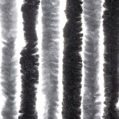 vidaXL Záves proti hmyzu sivý a čierny 100x220 cm ženilka