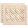 vidaXL Dvere skrinky mriežkov&yacute; dizajn 2 ks 49,5x39,5 cm mas&iacute;v borovica