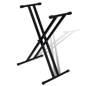 Nastaviteľn&yacute; stojan na keyboard s dvojitou oporou