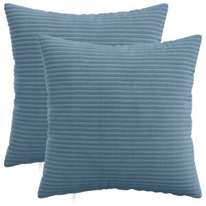 vidaXL Poťah na podložku 2 pcs HEERLEN Modr&aacute; 30 x 30 cm man&scaron;estr