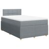 vidaXL Boxspring posteľ s matracom bledosiv&aacute; 120x190 cm l&aacute;tka
