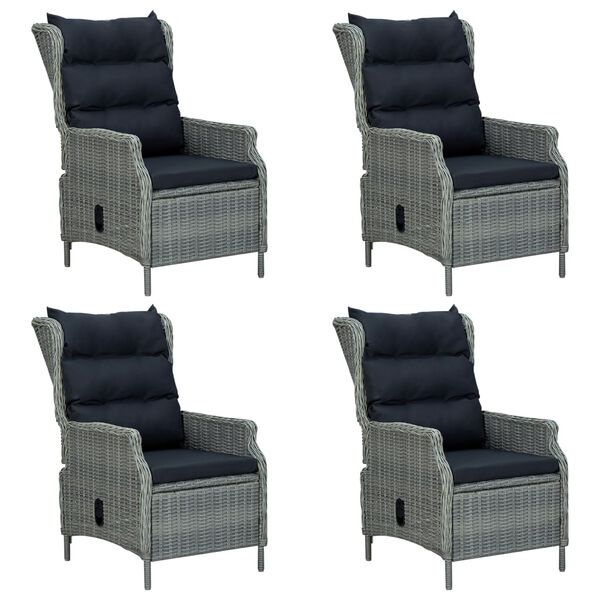 vidaXL 5-dielna z&aacute;hradn&aacute; jed&aacute;lensk&aacute; s&uacute;prava svetlosiv&aacute;