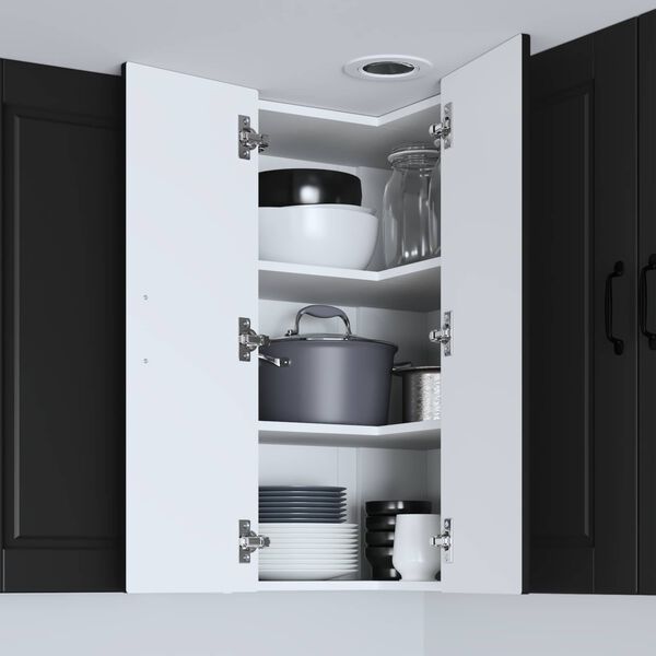 vidaXL Kuchynsk&aacute; skriňa Čierna 57 x 57 x 80 cm Kompozitn&eacute; drevo