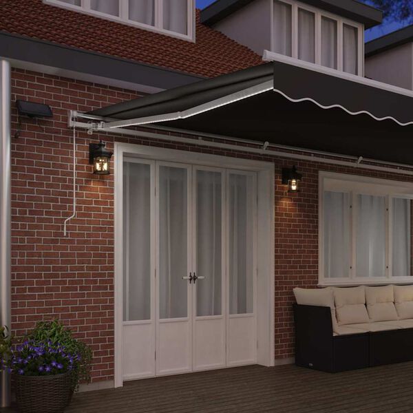 vidaXL Markíza s Biela 6 x 3 m Kov