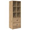 vidaXL Highboard so z&aacute;suvkou Remeseln&yacute; dub 45,5 x 34 x 127 cm