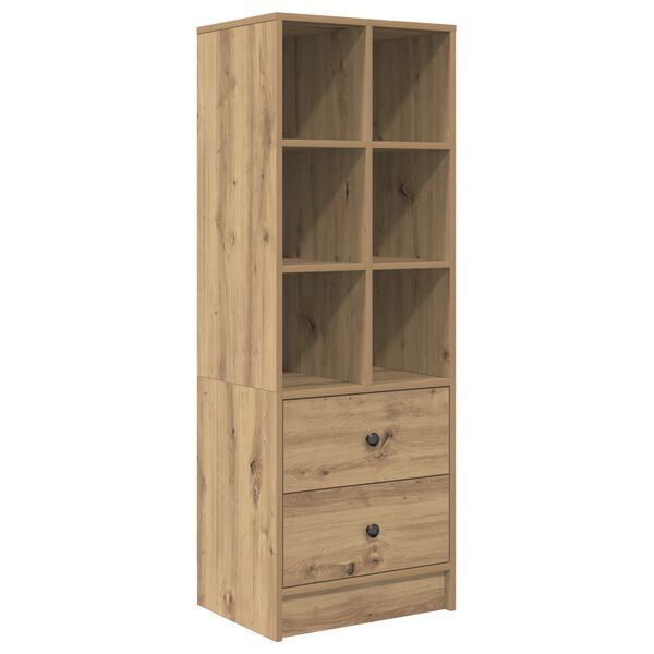 vidaXL Highboard so z&aacute;suvkou Remeseln&yacute; dub 45,5 x 34 x 127 cm