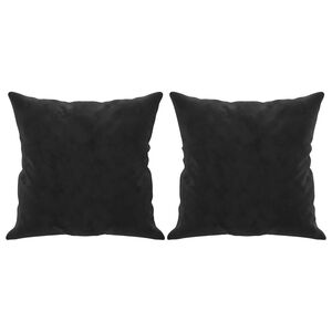 vidaXL Dekorat&iacute;vne vank&uacute;&scaron;e 2 ks čierne 40x40 cm zamat