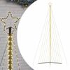 vidaXL LED vianočn&yacute; stromček 789 LED tepl&aacute; biela 476 cm