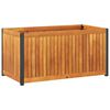 vidaXL Z&aacute;hradn&yacute; kvetin&aacute;č 85x45x44 cm mas&iacute;vna ak&aacute;cia a oceľ