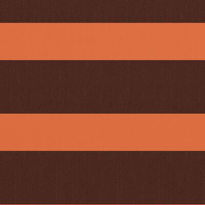 vidaXL Balkónová markíza, oranžová a hnedá 120x400 cm, oxfordská látka