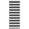 vidaXL Zebra roleta čierna 60x100 cm &scaron;&iacute;rka l&aacute;tky 55,9 cm polyester