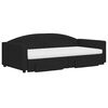 vidaXL Rozkladacia denn&aacute; posteľ so z&aacute;suvkami čierna 100x200 cm l&aacute;tka