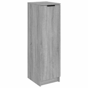 vidaXL Botn&iacute;k siv&yacute; dub sonoma 30x35x100 cm spracovan&eacute; drevo