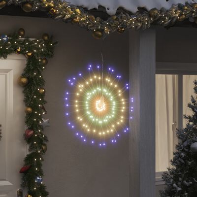 vidaXL Vianočná svietiaca hviezda 140 LED 4 ks viacfarebné 17 cm