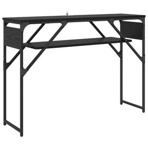 vidaXL Konferenčn&yacute;stol&iacute;k Čierny dub Kompozitn&eacute; drevo 105x30x75cm