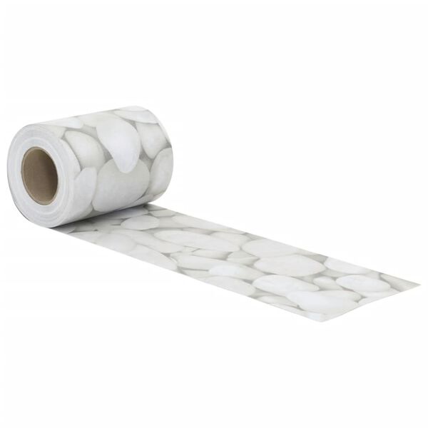 vidaXL Z&aacute;hradn&eacute; z&aacute;steny 2 ks vzhľad mramoru siv&eacute; 35x0,19 cm PVC