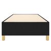 vidaXL Posteľný rám s boxspringom Čierna 80x200cm Látka
