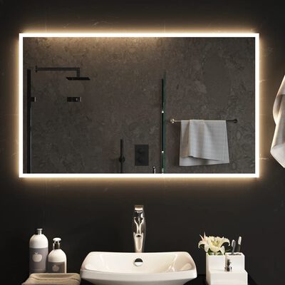 vidaXL LED kúpeľňové zrkadlo 60x100 cm