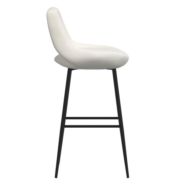 vidaXL Barov&aacute; stolička kr&eacute;mov&aacute; zamatov&aacute;