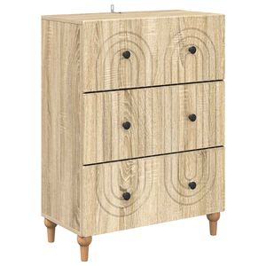 vidaXL Z&aacute;suvkov&yacute; kabinet Dub sonoma 66 x 34,5 x 90 cm Kompozitn&eacute; drevo