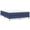 vidaXL Boxspring posteľ s matracom modrý 140x190 cm látka