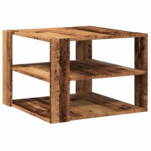 vidaXL konferenčn&yacute; stol&iacute;k Old Wood 58x58x40 cm Kon&scaron;trukčn&eacute; drevo