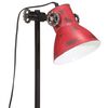 vidaXL Stolov&aacute; lampa 25 W &scaron;muhovan&aacute; červen&aacute; 15x15x55 cm E27