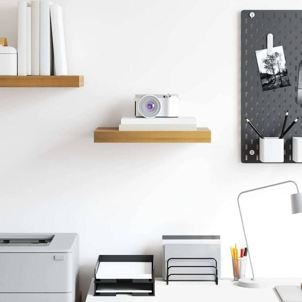 vidaXL Stenn&aacute; polica N&aacute;stenn&yacute; Hned&aacute; 40 x 23,5 x 4 cm Kompozitn&eacute; drevo