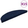 vidaXL Schodov&eacute; rohože, samolepiace, 15 ks, 56x17x3 cm, n&aacute;morn&iacute;cke, polkruhov&eacute;