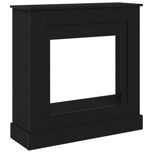 vidaXL Krb Surround Čierny dub 90x30x90 cm Kon&scaron;trukt&eacute;rske drevo