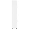 vidaXL Highboard s poličkou FLORIN Vysok&yacute; lesk bielej 60 x 35 x 182 cm