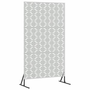 vidaXL Z&aacute;ves na zabezpečenie s&uacute;kromia 100 x 50 x 180 cm Strieborn&aacute;