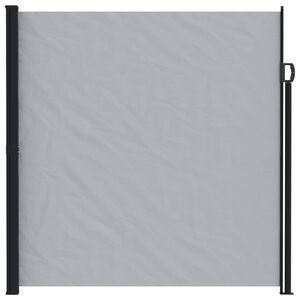 vidaXL Retračn&aacute; bočn&aacute; mark&iacute;za 300 x 200 cm Polyester Obdĺžnikov&yacute; Siv&aacute;