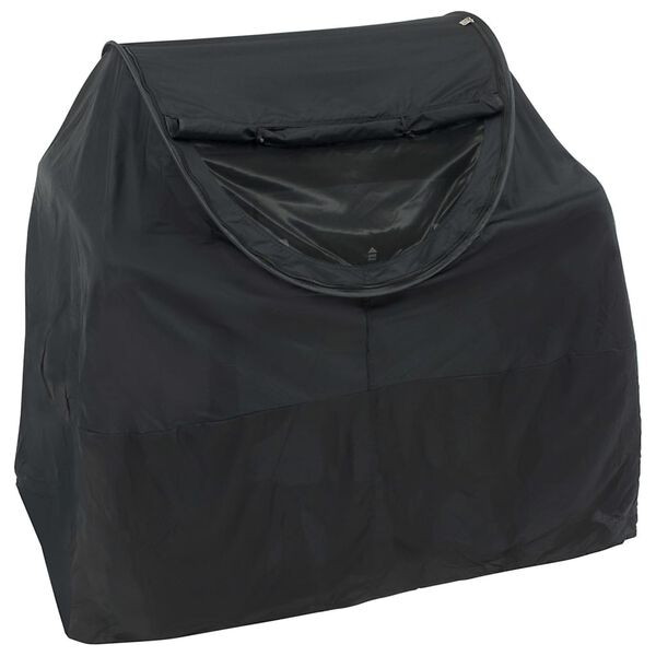 DERYAN Chránič na detské kempinkové lôžko/nočný kryt čierny