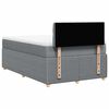 vidaXL Boxspring posteľ s matracom bledosiv&aacute; 120x190 cm l&aacute;tka