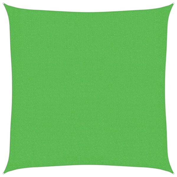 vidaXL Tieniaca plachta 160 g/m², svetlozelená 3x3 m HDPE