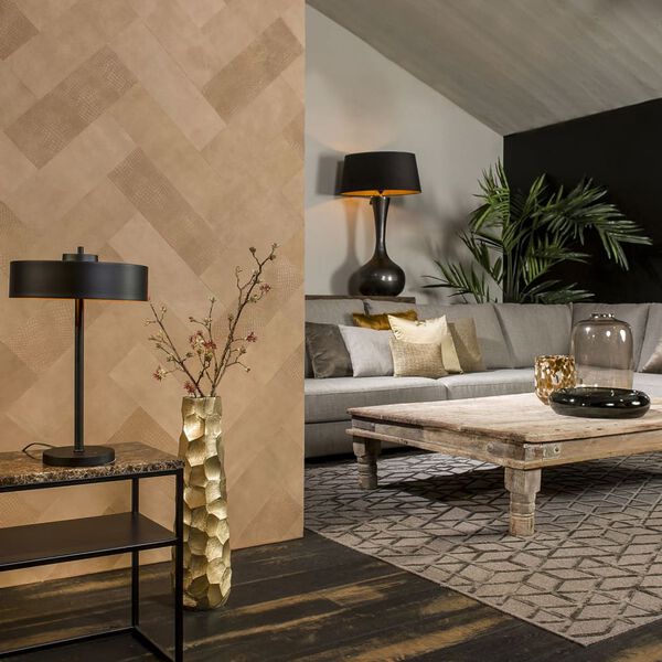 WallArt Kožen&eacute; dlaždice Salisbury pieskovo-b&eacute;žov&eacute; 16 ks