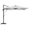 vidaXL Roma Parasol Béžová 286 x 285 x 270 cm Hliník a polyester