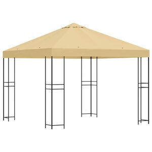 vidaXL Alt&aacute;nok 3 x 3 m Kr&eacute;mov&aacute; Polyester a oceľ 190 gsm
