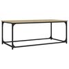 vidaXL Konferenčn&yacute; stol&iacute;k dub sonoma 102x50x40cm sprac. drevo a železo