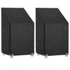 vidaXL Kryty na z&aacute;hradn&uacute; stoličku 2ks 8 &ocirc;k 65x65x80/120 cm polyetyl&eacute;n
