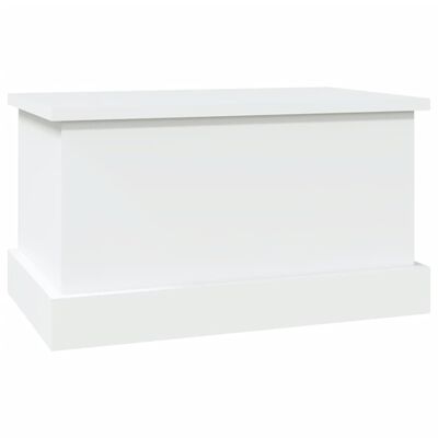 vidaXL Úložný box biely 50x30x28 cm kompozitné drevo