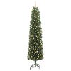 vidaXL Umel&yacute; vianočn&yacute; stromček Zelen&aacute; 240 cm PVC, oceľ a plast